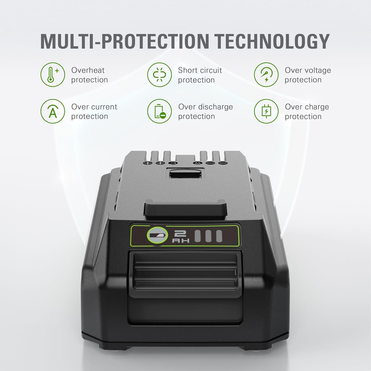 Greenworks 24V Cordless Tire Inflator, 160 PSI Portable Air Compressor, 2 Power Sources, Auto Shut Off, for Car, Bicycle, Motorcycle, Inflatables With 2.0 Ah USB (Power Bank) Battery  2A Charger