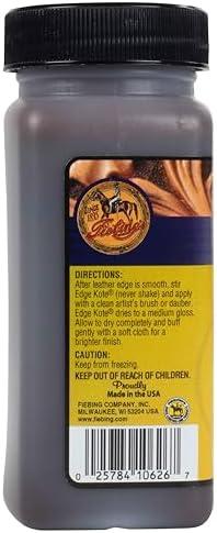 Transforming Our Leather: ⁤A Friendly Review of Fiebing's Edge Kote
