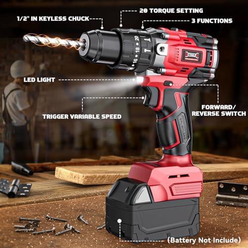 Unlocking Power: Our Hands-On Review of the Milwaukee-Compatible Drill‌ Set!