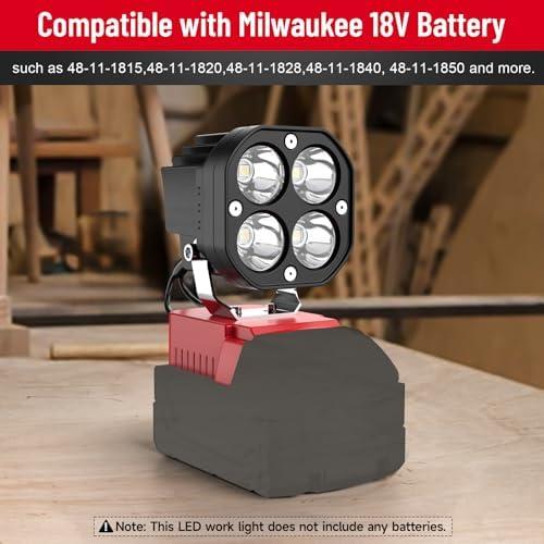 lighting Up Our Lives: The Milwaukee M18 LED Work Light Review