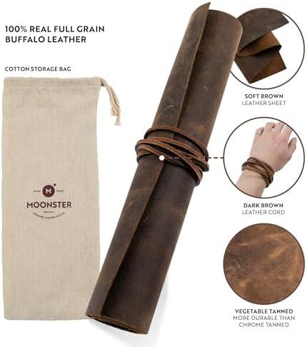 Crafting​ Magic Together: Our Take on Moonster Leather sheets!