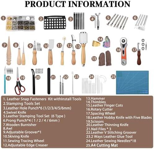Unleash Your Creativity:‌ Our Experience with SOCNITC Leather tools!