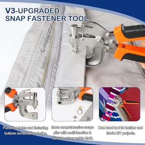 Transform Our ‍DIY Projects ⁣with the BISUOSHI Snap Fasteners kit!