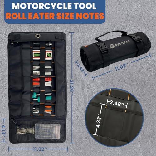 Let's Get Organized: Our Take on the ⁤REYGEAK Tool Roll Bag!