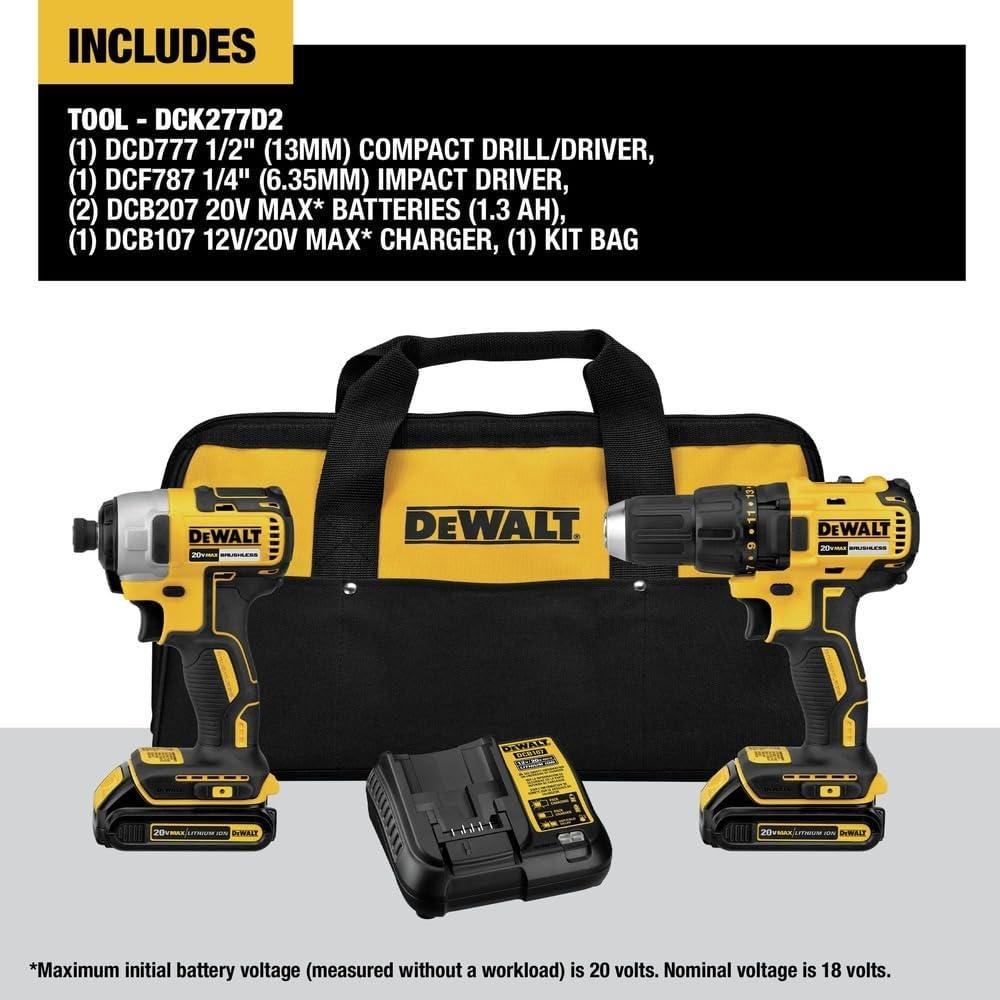 Our Hands-On Review: DEWALT 20V MAX Brushless drill & Impact Kit