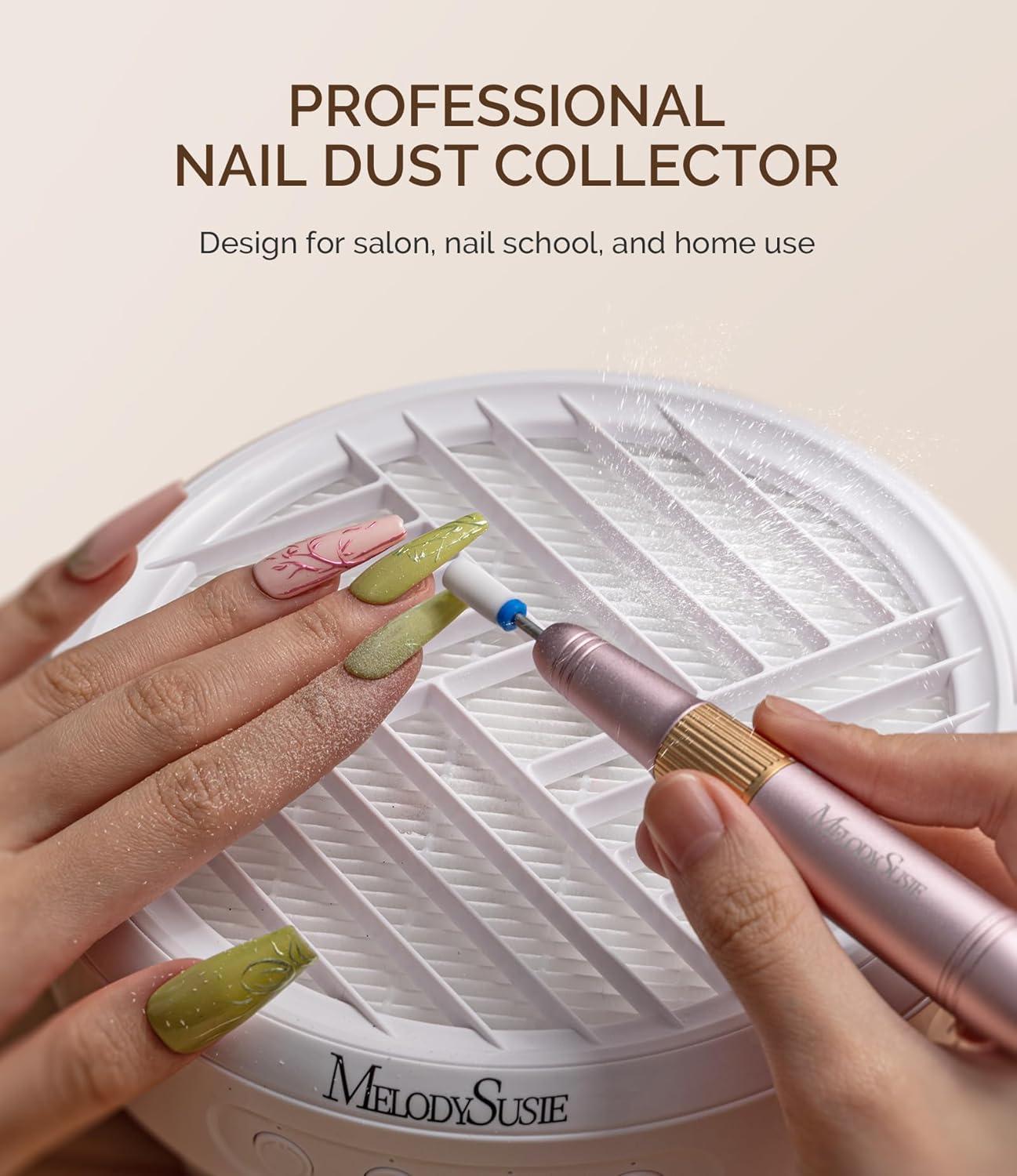 Our honest Review of MelodySusie Nail Dust Collector for Beginners