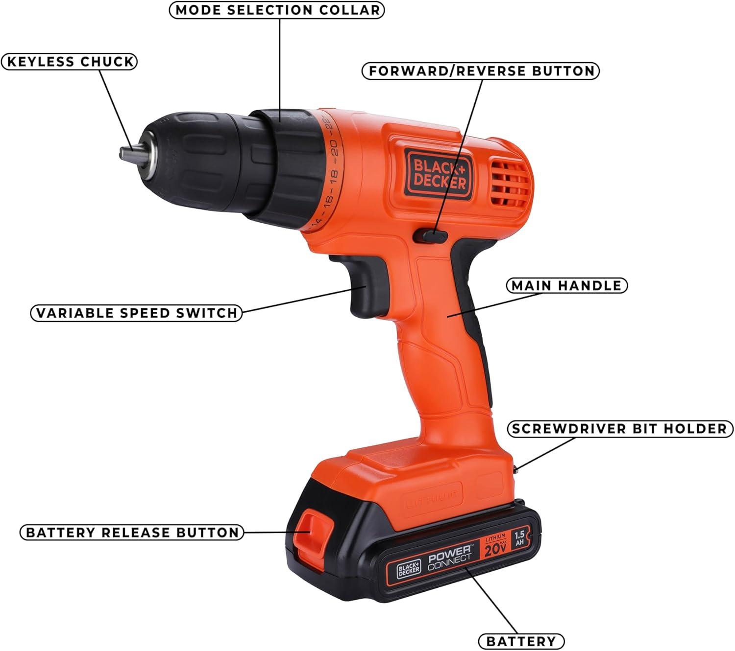 Our Honest Review: BLACK+DECKER 20V Max Drill + 30 accessories
