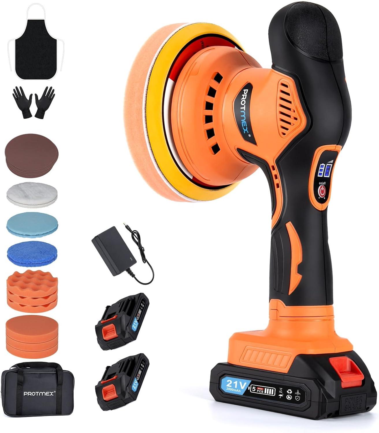Why We Love the Protmex Cordless Car Buffer Polisher Kit