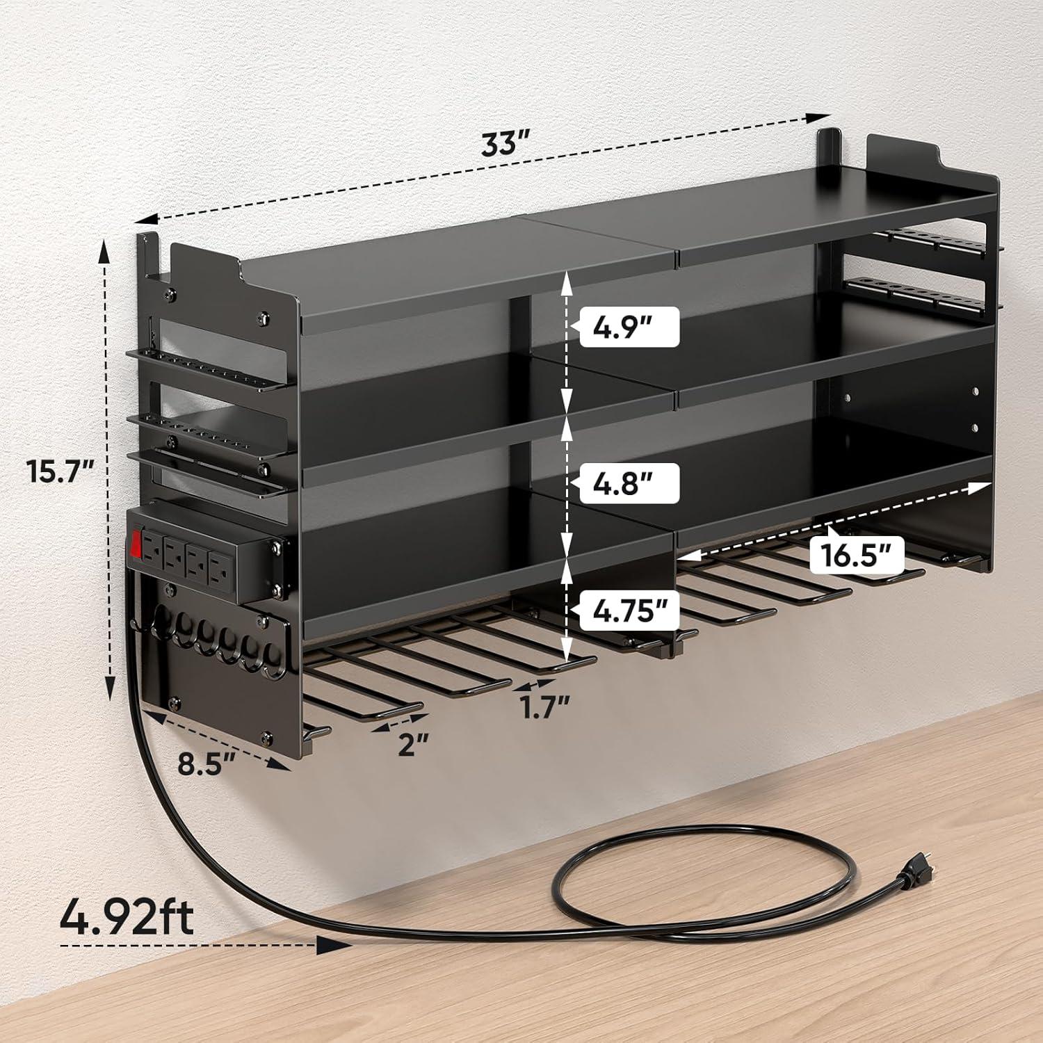 How We Organized Our Garage with POKIPO's Heavy-Duty Tool Rack