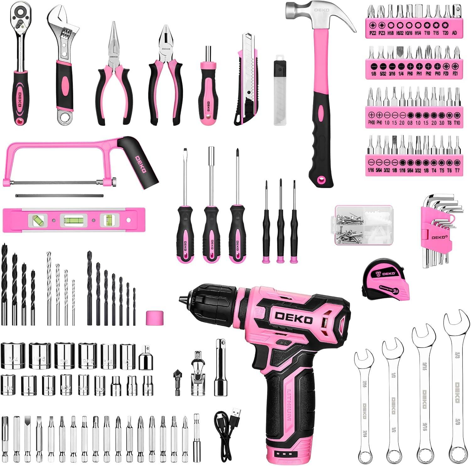 Why We Love ​the Pink⁣ DEKOPRO Cordless Drill Tool Kit