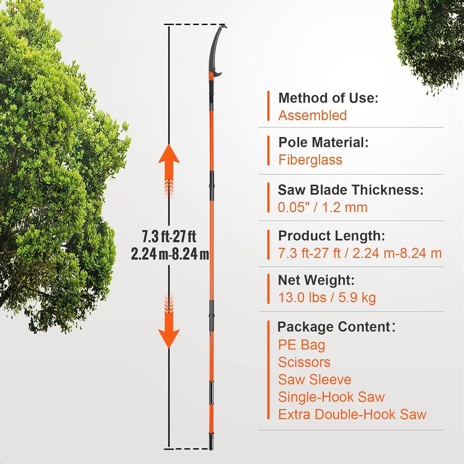 Our Honest Review of the VEVOR Extendable manual Pole Saw