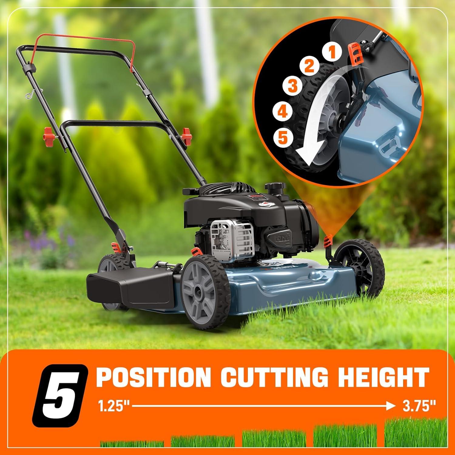 Our SENIX 20-Inch Gas Mower Review: Power, comfort & Control