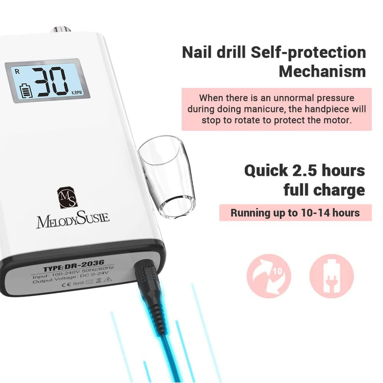 Our Honest Review​ of the MelodySusie 30000 RPM Nail Drill Tool