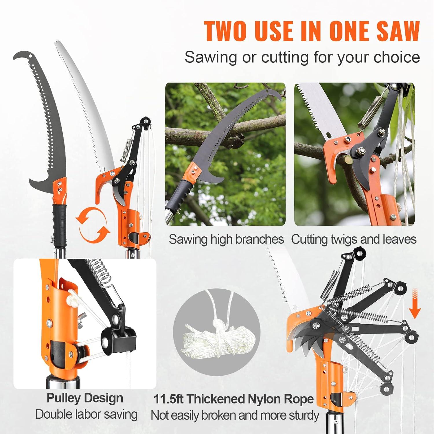 Our Honest Review of the VEVOR Extendable Manual Pole Saw