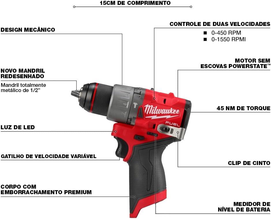 Why We Love the⁤ Milwaukee 3404-20‍ 12V Fuel Hammer Drill