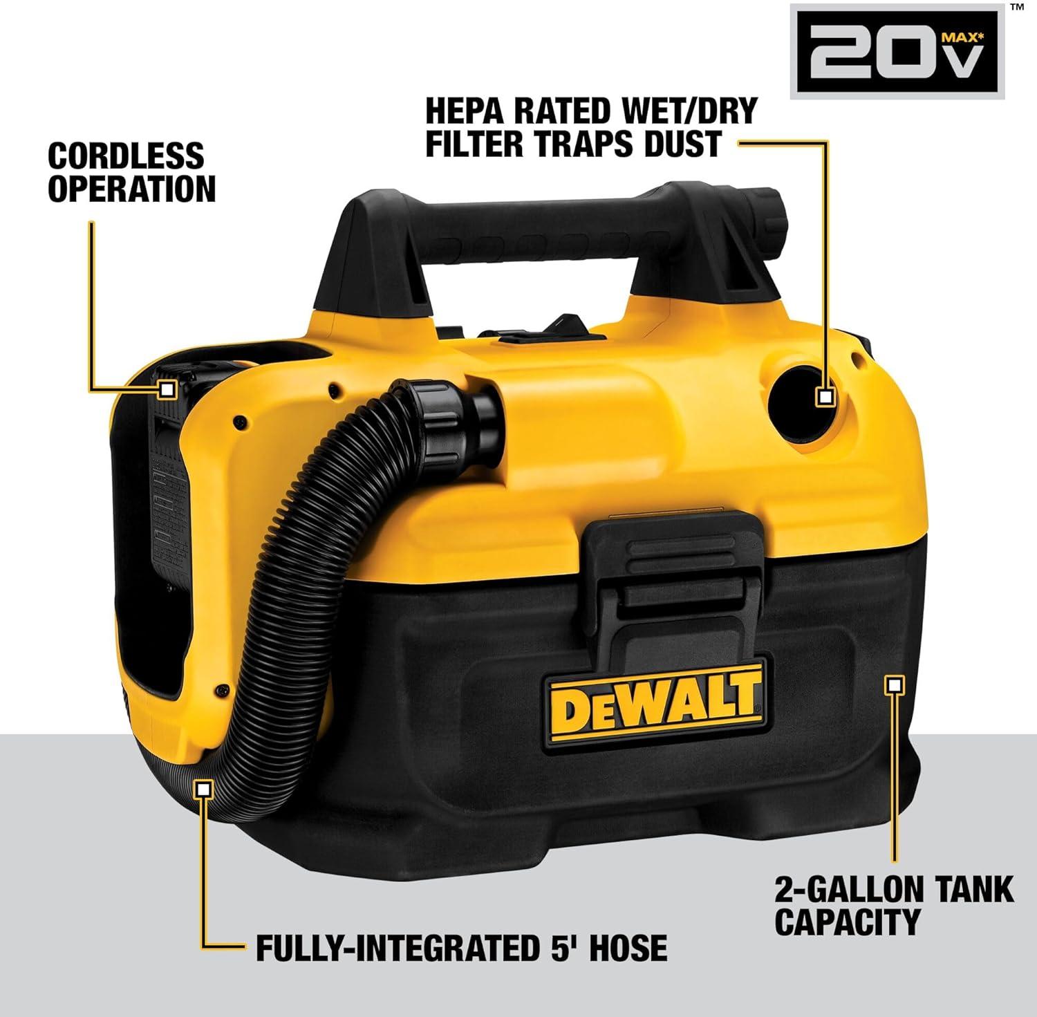 Why We Love the DEWALT 20V MAX​ Cordless Wet-Dry Vacuum
