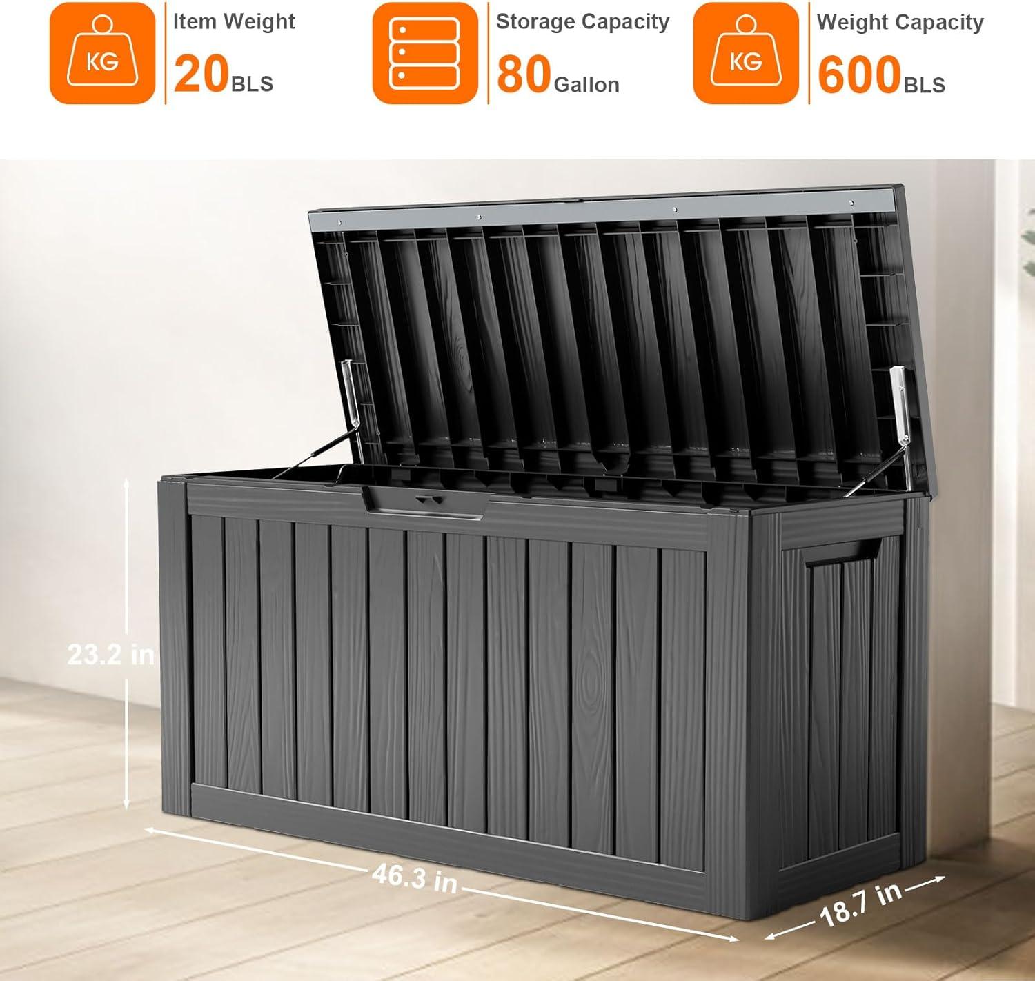 Why We Love the 80-Gallon Resin Deck Box for Outdoor Storage