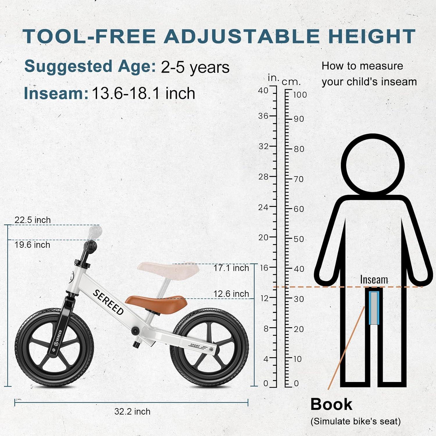 Our Honest⁤ Review of the SEREED Toddler ⁢Balance ⁢Bike for Kids