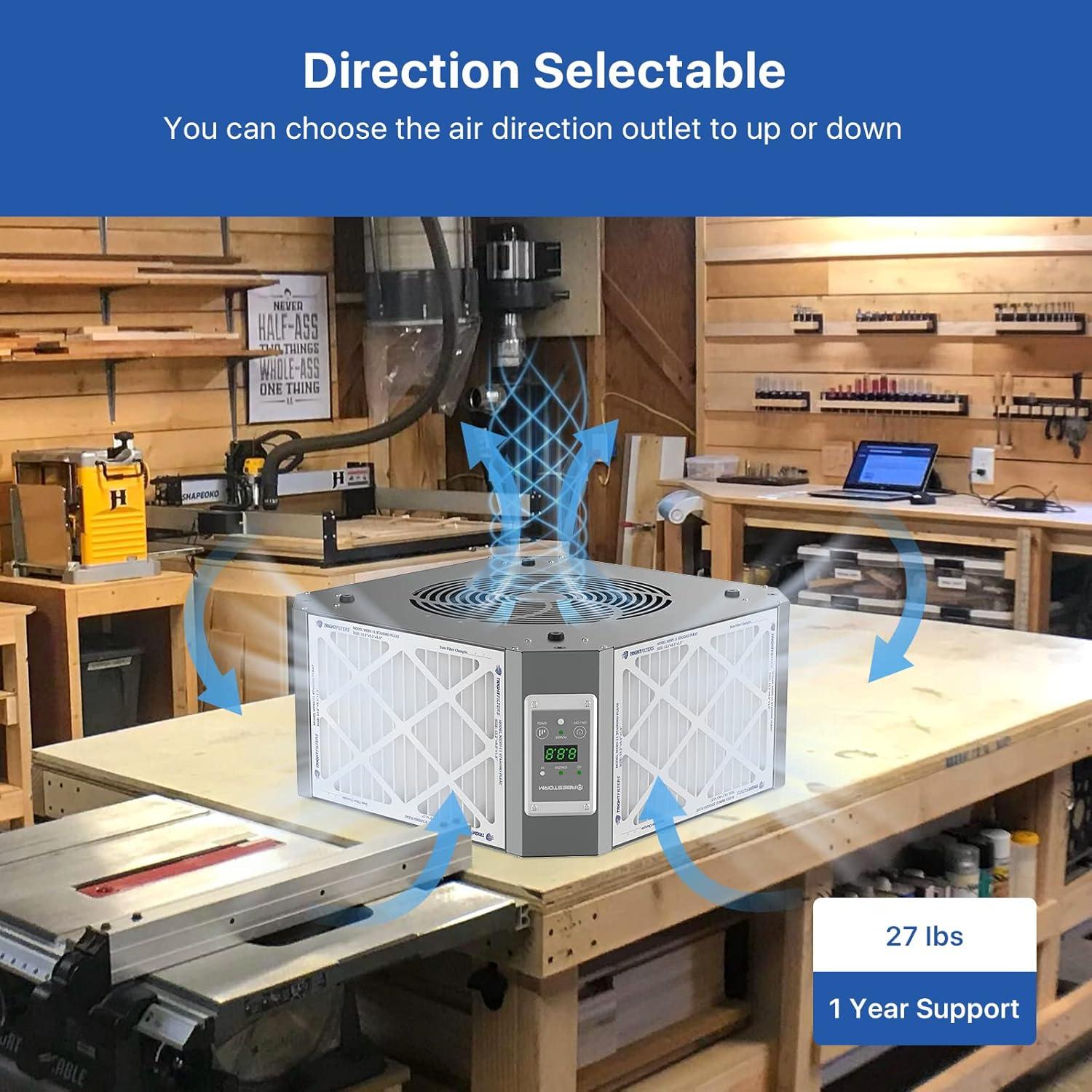 Our Review of the Abestorm 360° Air Filtration System for​ Workshops