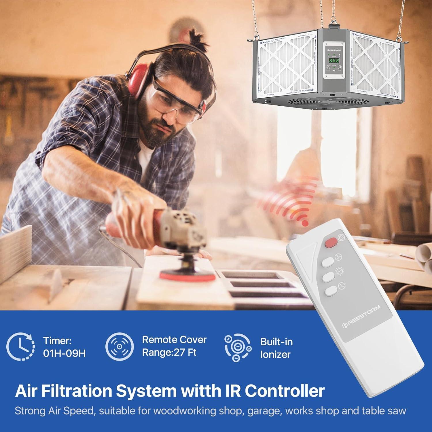 Our Review of the Abestorm 360° Air‍ Filtration system ⁤for⁤ Workshops
