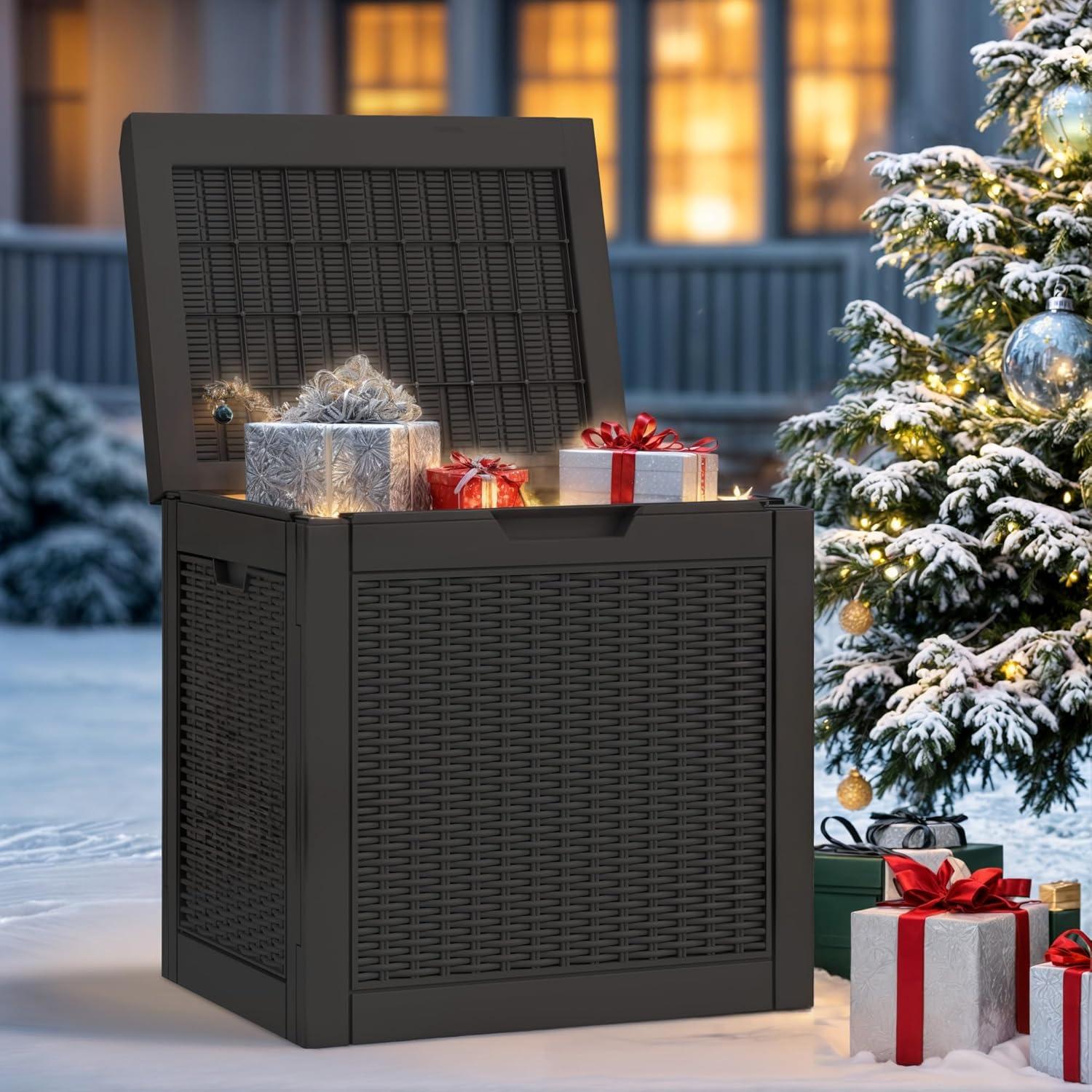 Why We Love the YITAHOME 32⁢ Gallon Rattan Deck Box