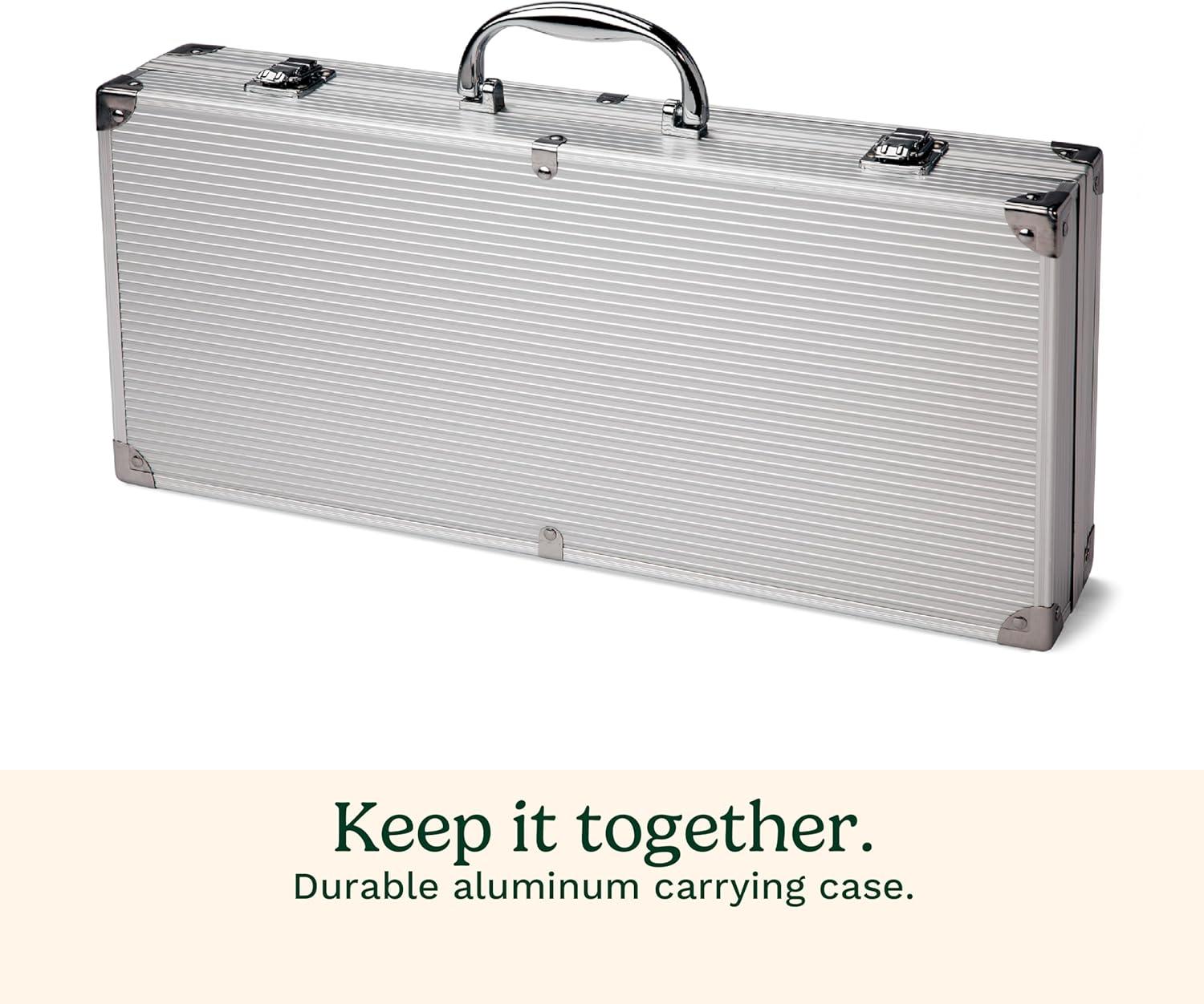 Why we Love the Cuisinart 20-Piece Deluxe Grill Set