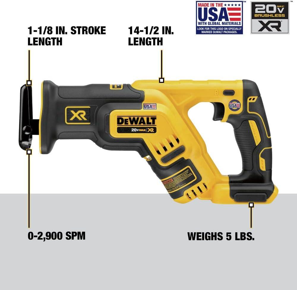 Why We Recommend the DEWALT 20V MAX XR Compact Reciprocating Saw