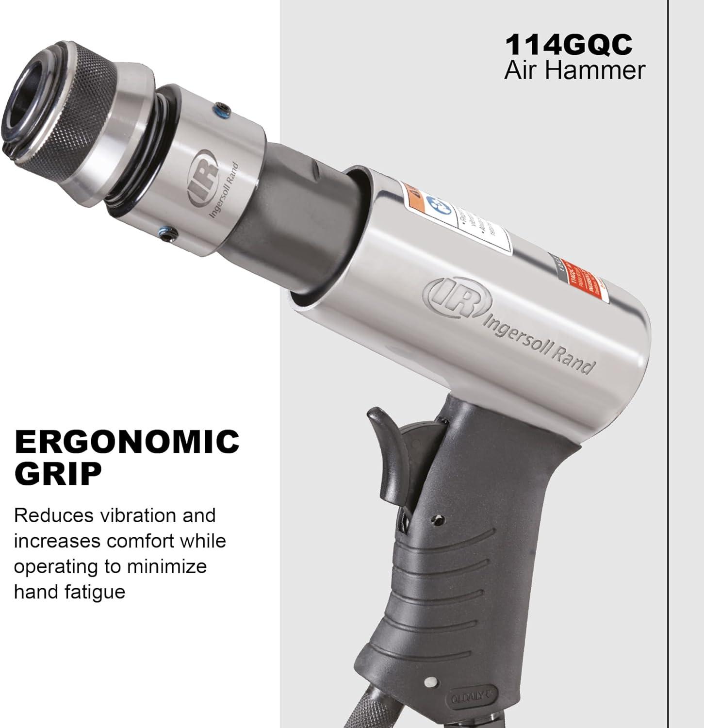 Our Review: Ingersoll Rand 114GQC Air Hammer & 3 Chisel Set