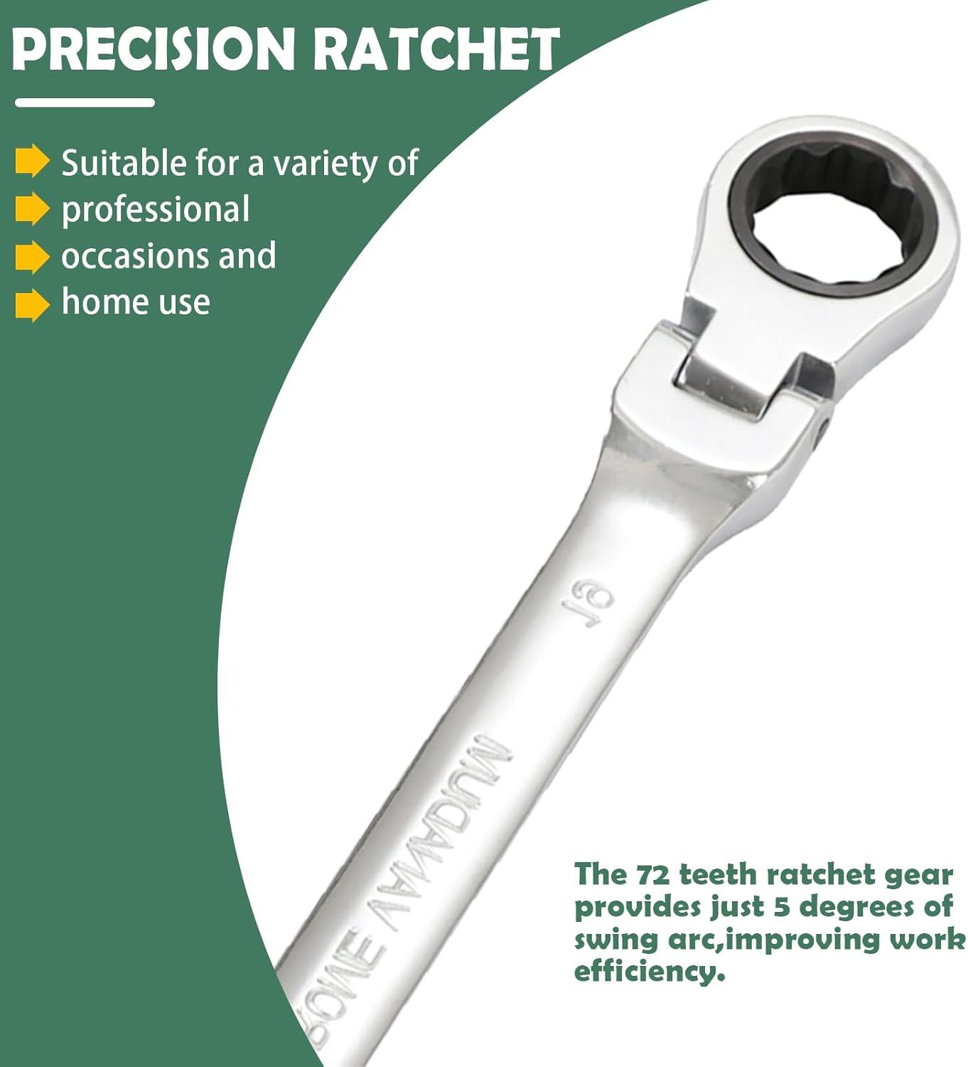our Review ​of the Flex-Head Ratcheting⁢ Wrench Set: durable & Versatile
