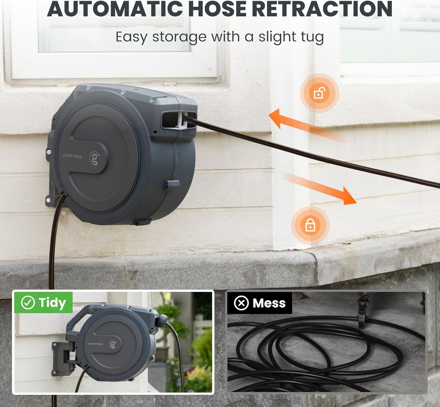 Our Honest Take on the Giraffe Tools AW30​ Retractable Hose Reel