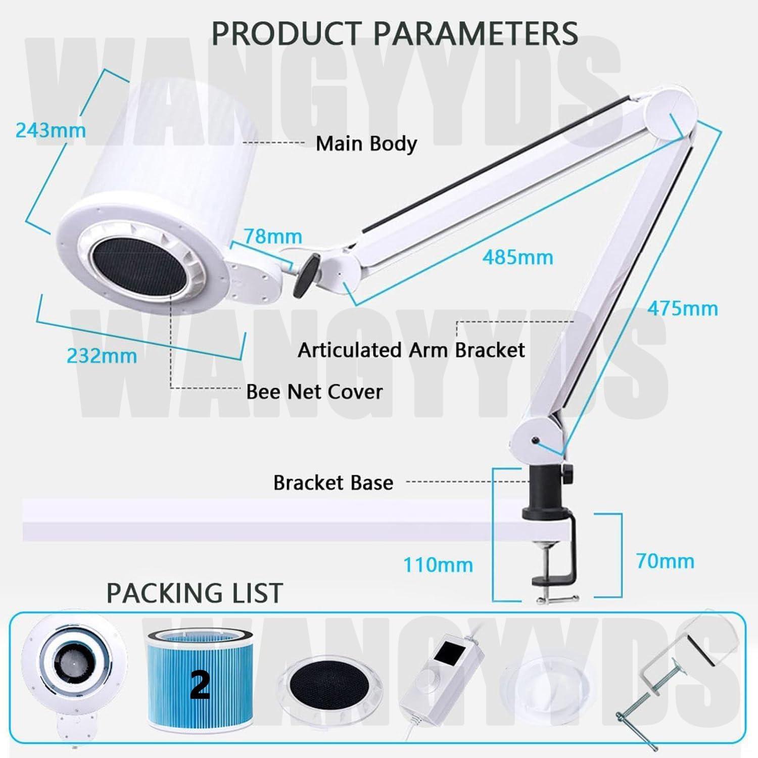 Our Review of the Powerful⁢ 80W Nails Dust ‌Collector with ​LED Light