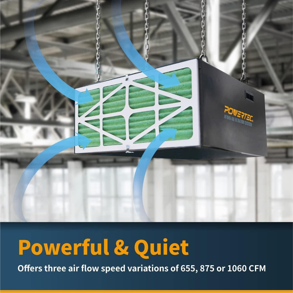 How We Improved Our Workshop Air with POWERTEC AF1045 Filter
