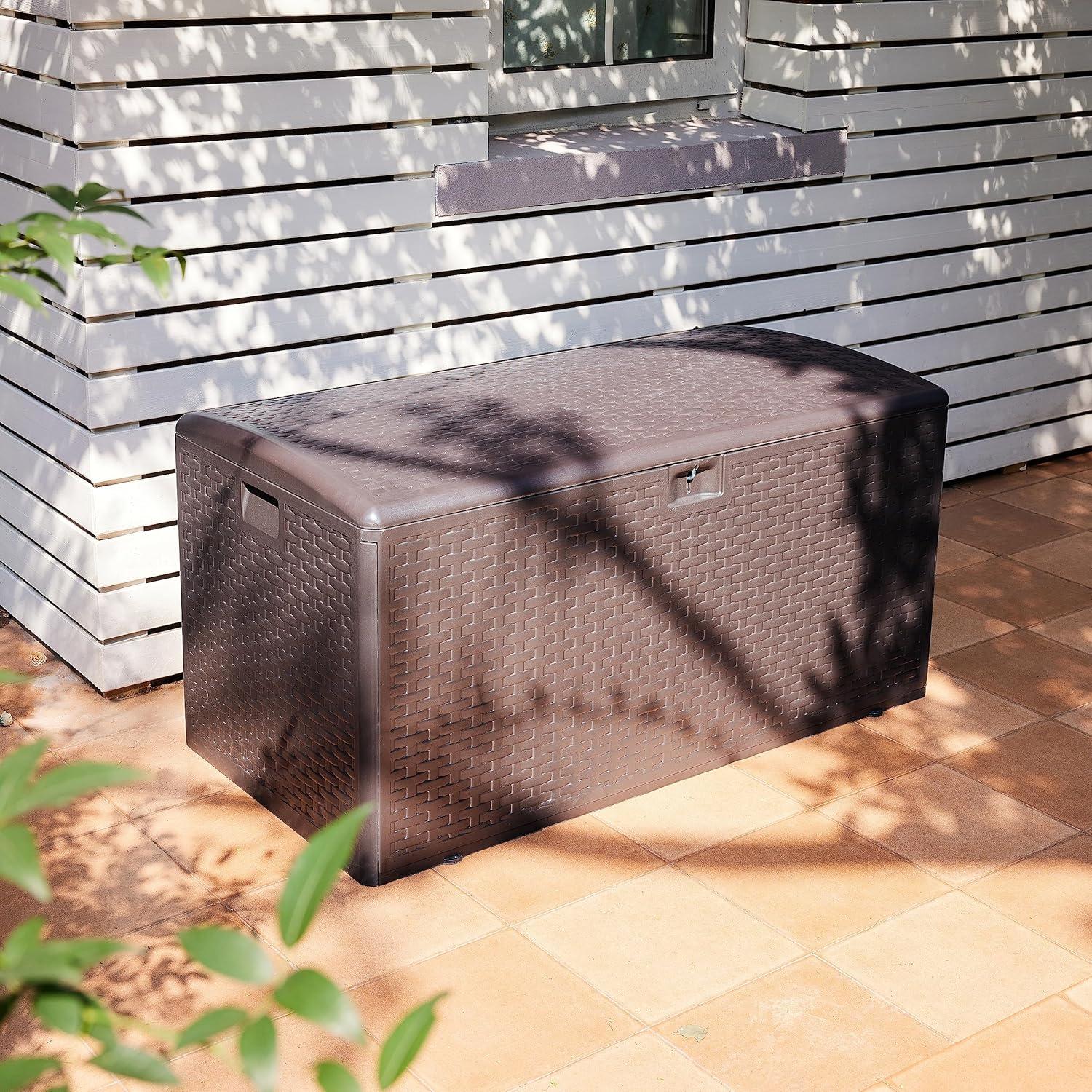 Our Honest Review: ⁢Amazon Basics 99-Gallon ​Outdoor Deck Box