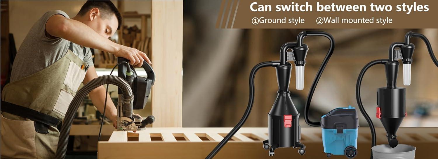 How We Loved Using the 2-in-1 Cyclone Dust Collector