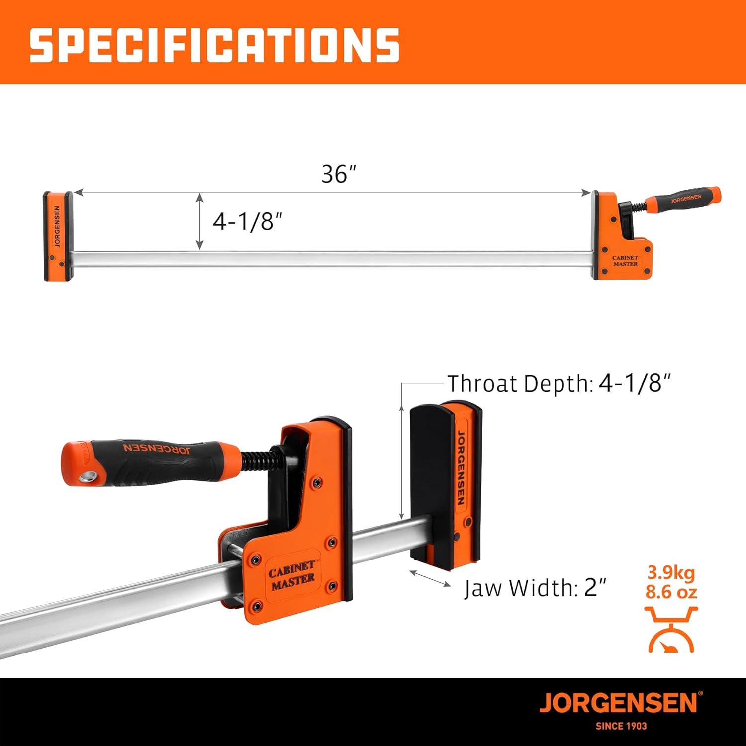 Our Honest Review of the JORGESEN 36-Inch Parallel Bar clamp set