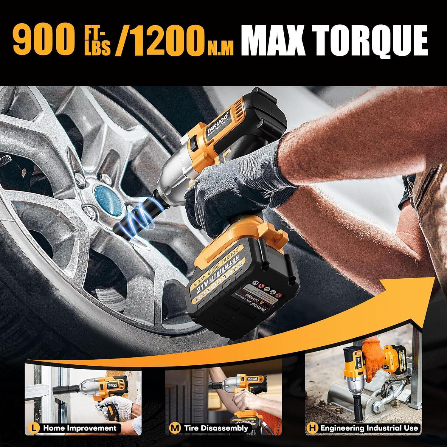 Our Review: Powerful 1200N.m Cordless Brushless Impact ‌Wrench