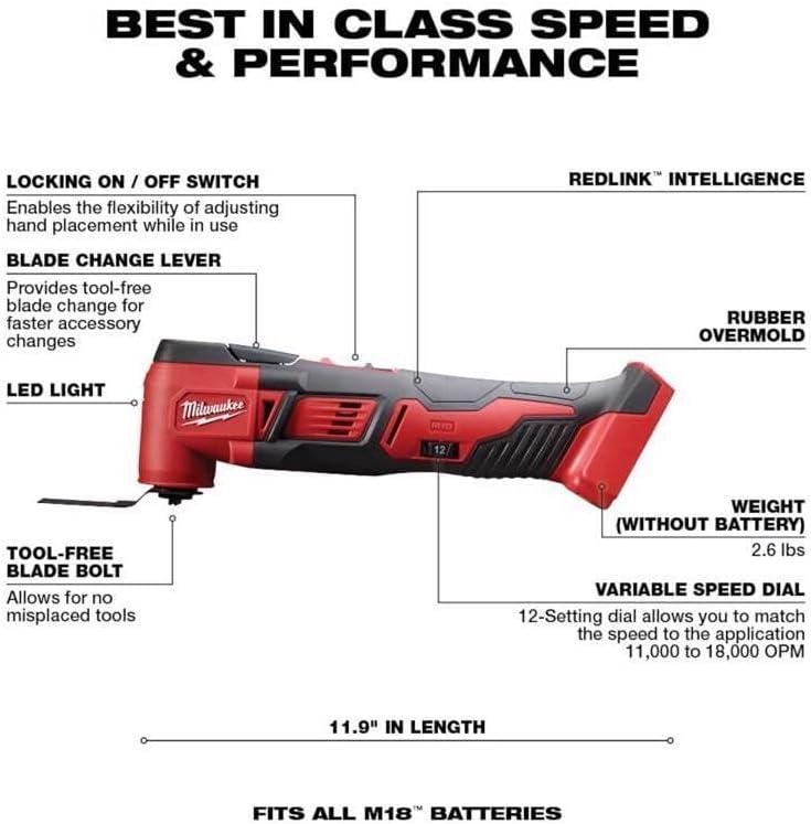 why We‍ Love the Milwaukee M18 2626-20 Multi-Tool for Every Job