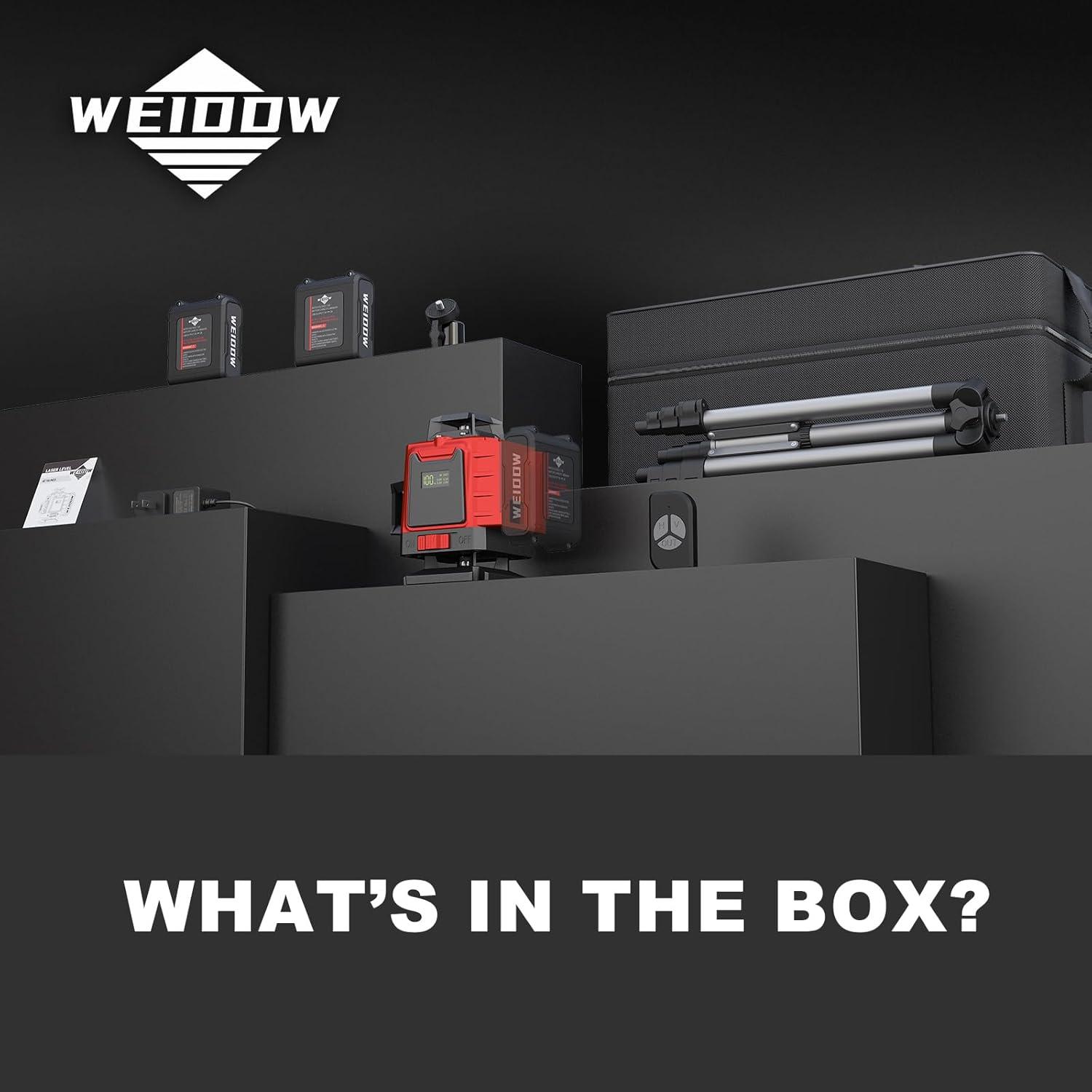 We Tested the WEIDDW 4D Laser Level: Bright, Accurate​ & DIY Friendly