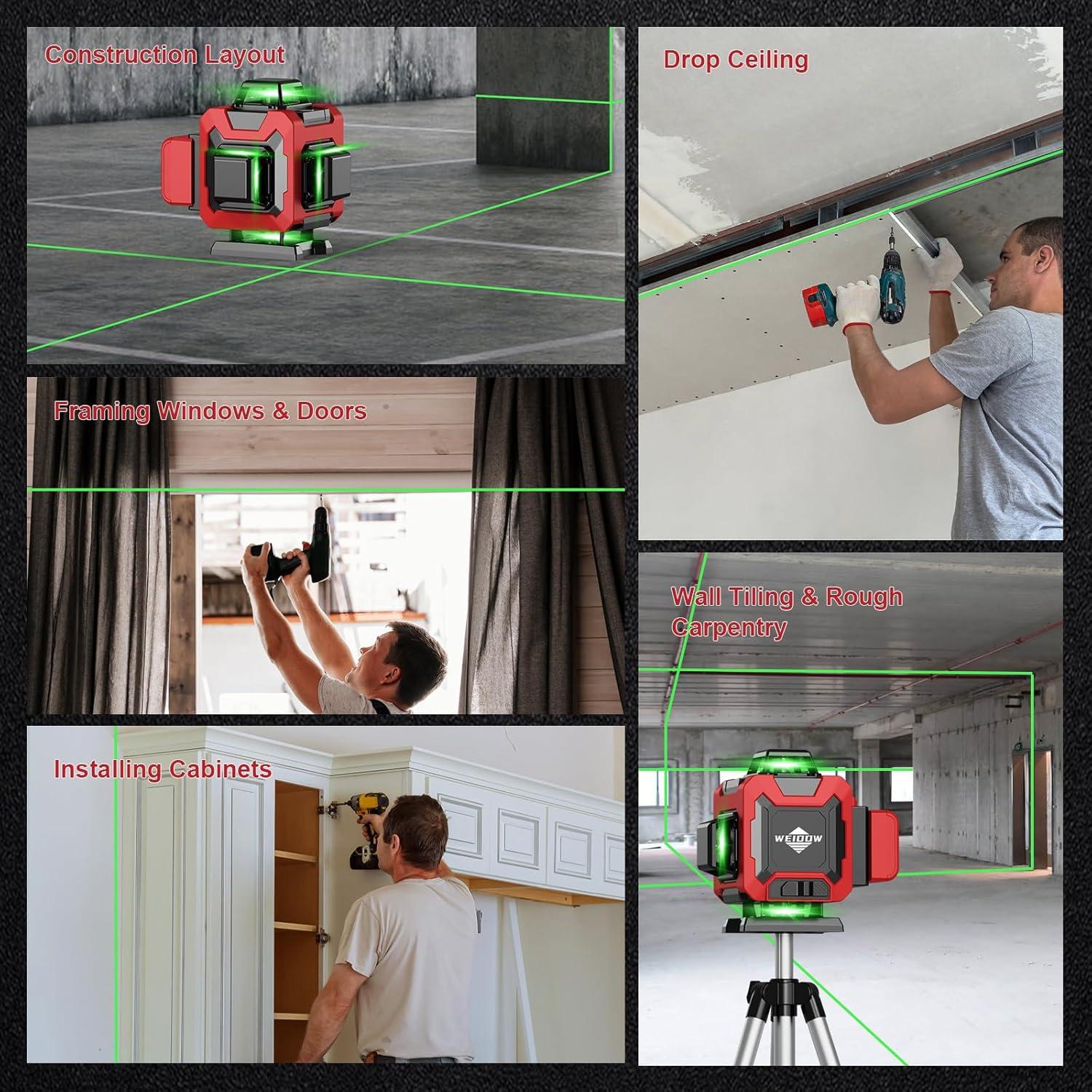 Our Review of the WEIDDW 4D Laser Level: Accurate, Easy & Great Value 5 Our Review of the WEIDDW 4D Laser level: Accurate, Easy & Great Value