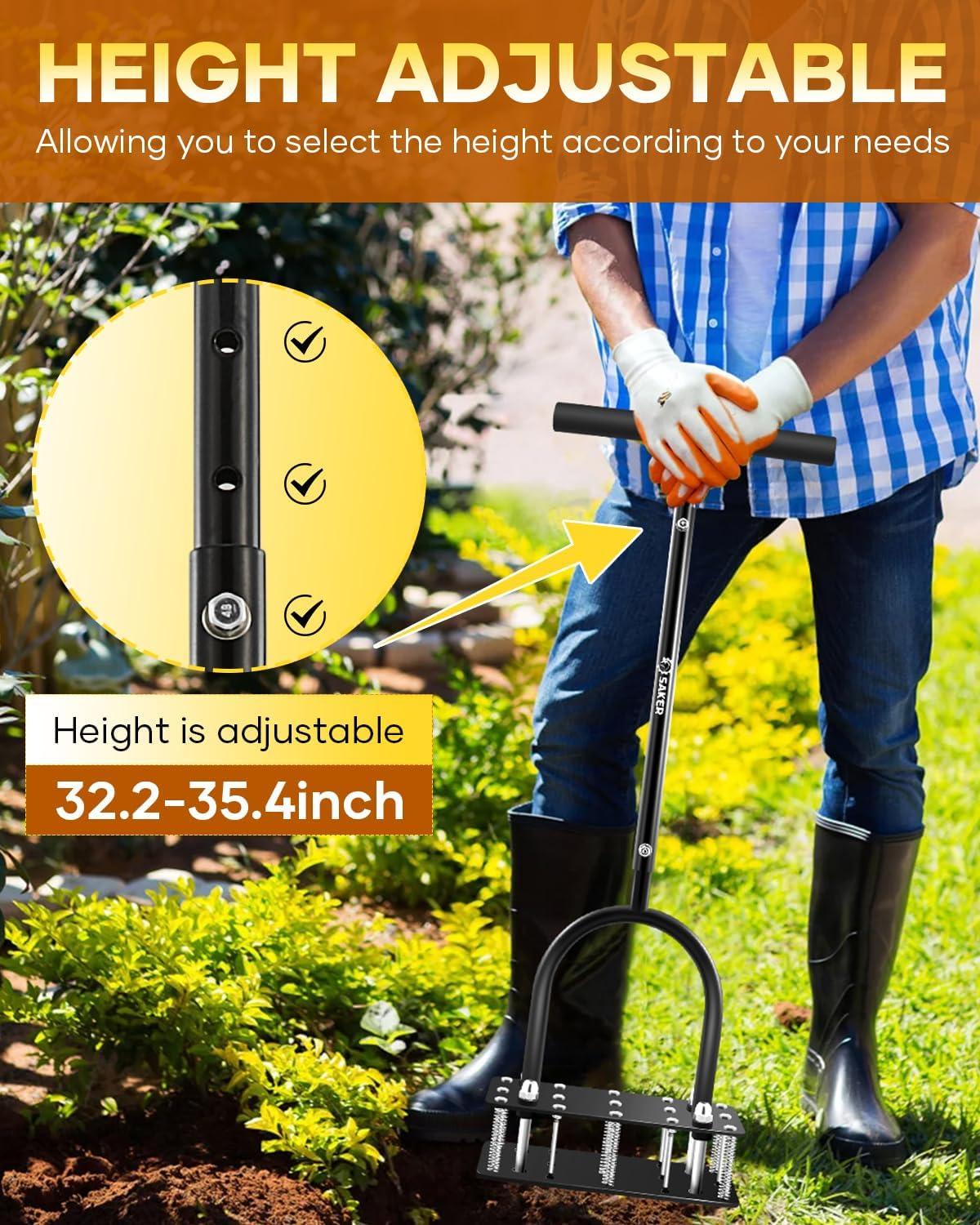 our Honest Take on the Saker ​Lawn aerator: Easy But ⁣Size Matters