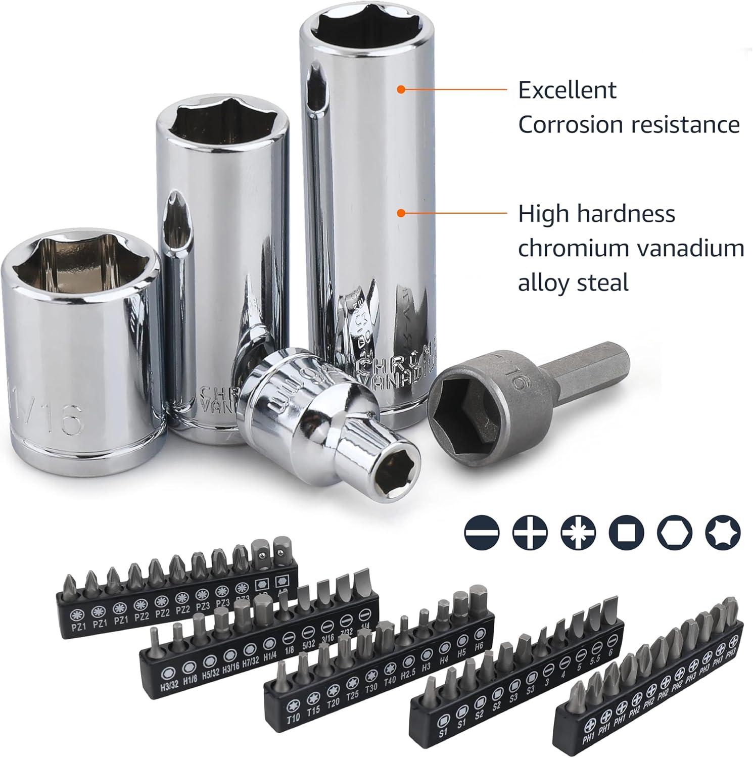 Our Honest Review of​ the Amazon Basics 201-Piece Socket‌ Tool Set