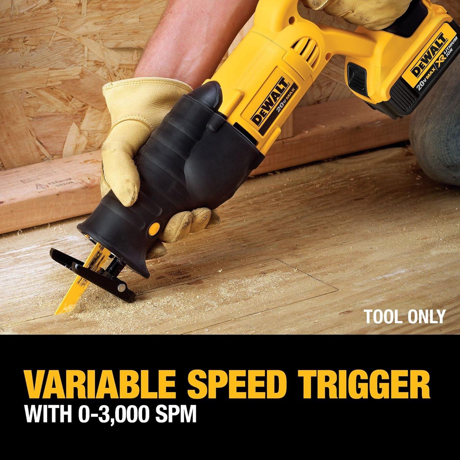 Why We Love the DEWALT 20V MAX Reciprocating Saw for Fast Cuts