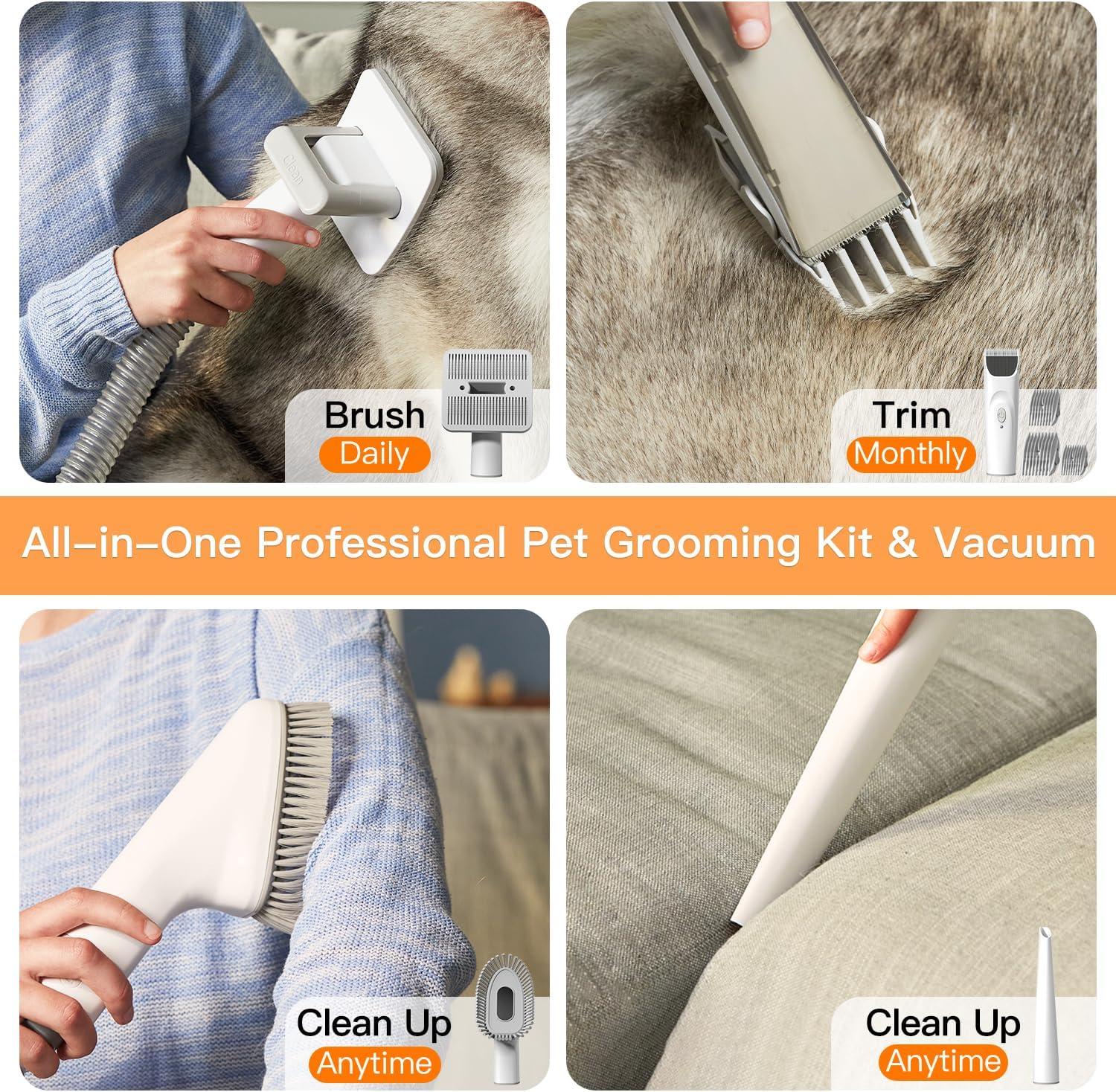 How We Tamed Shedding⁤ with Our 12000Pa ‌Dog Vacuum kit
