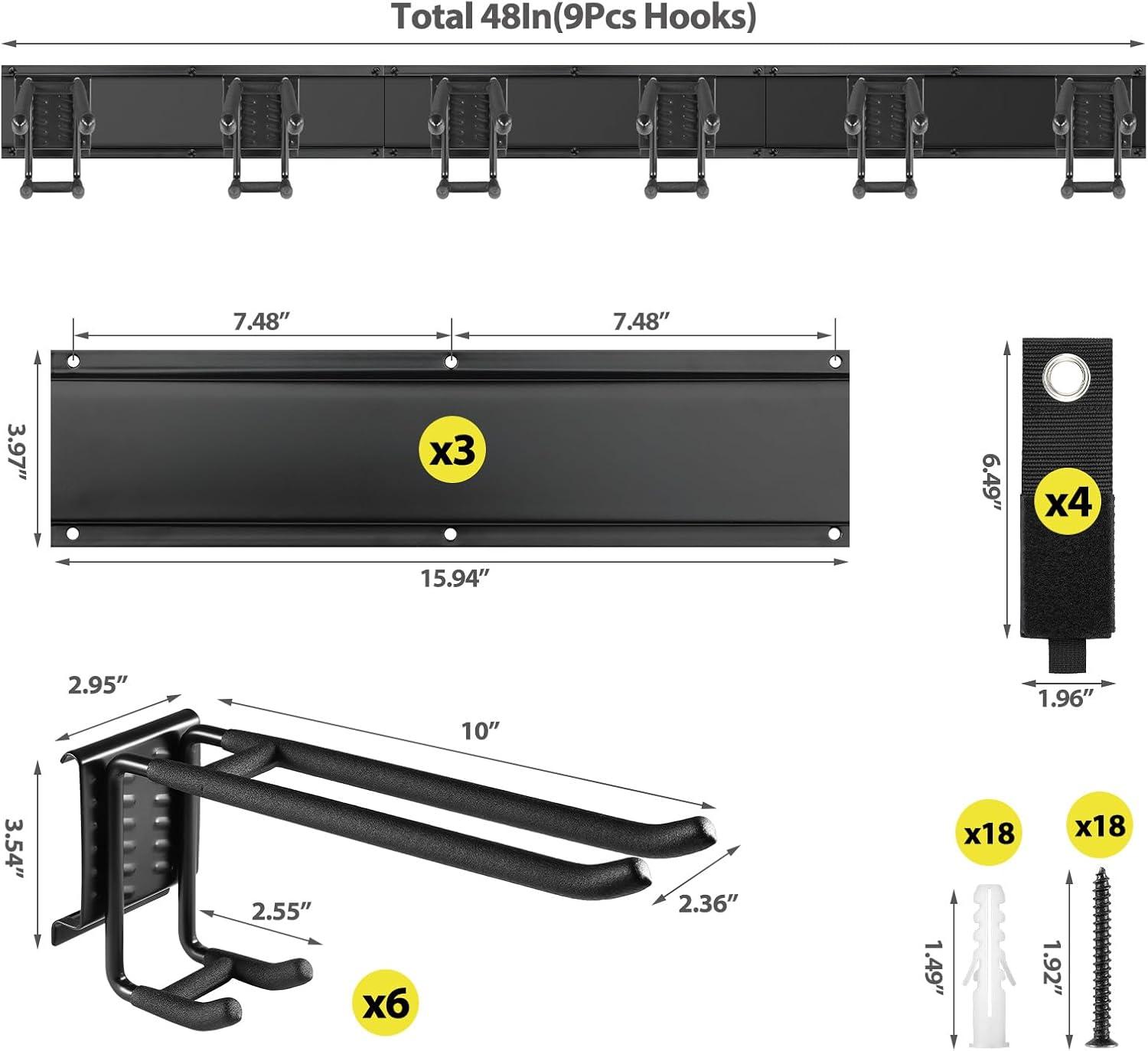 How We Organized Our Garage​ with This Heavy-Duty​ Tool Rack
