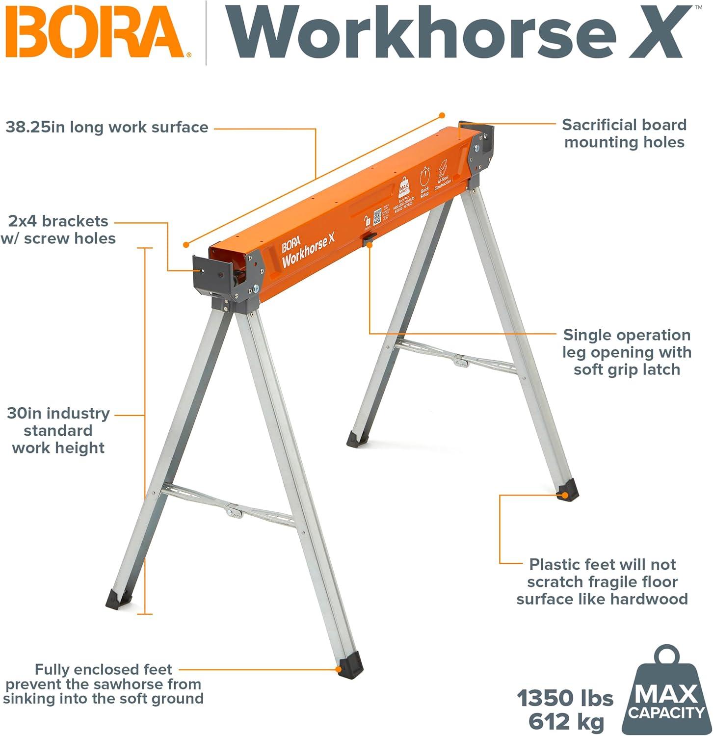 Why We Love the BORA Workhorse sawhorses: Durable, Portable, and strong