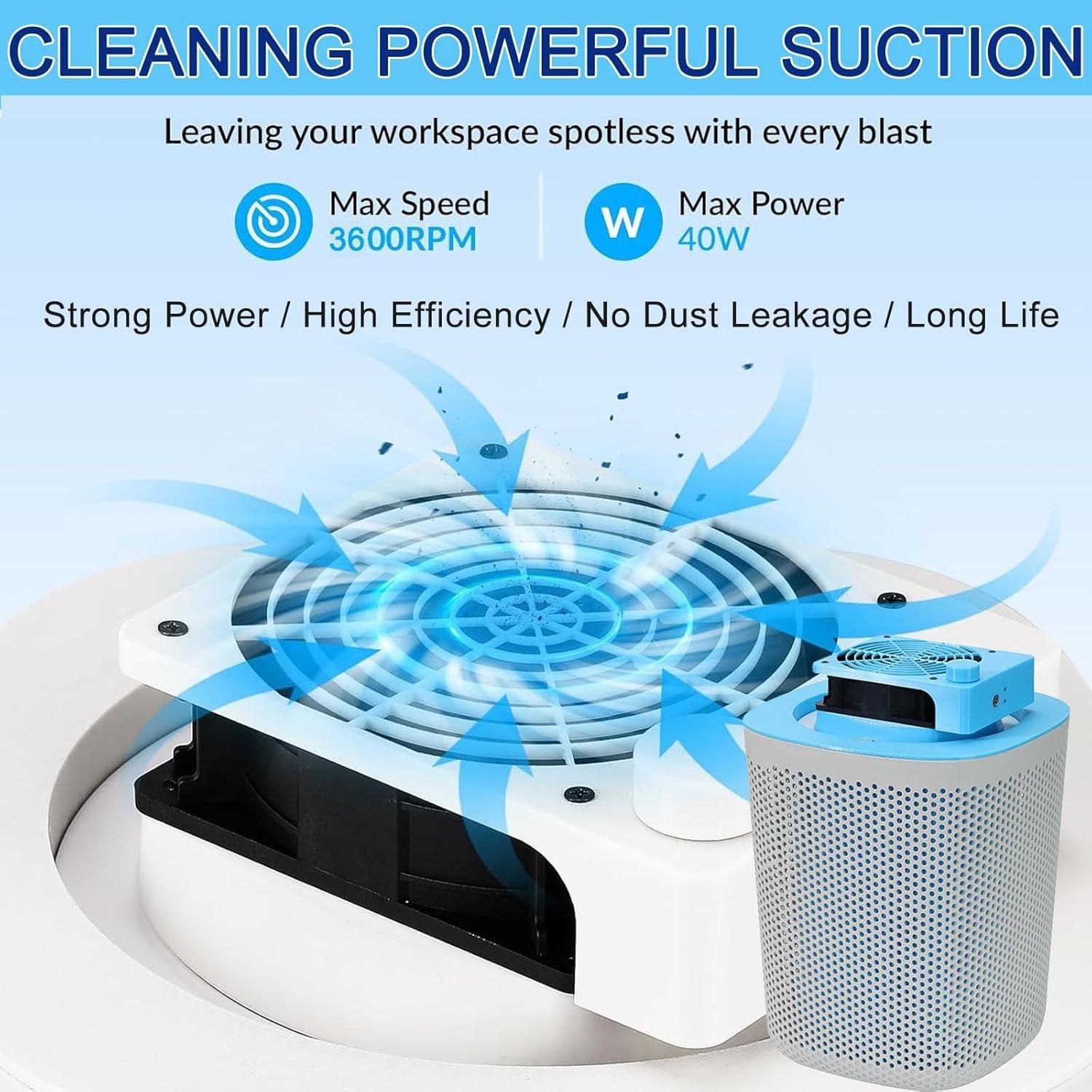 Why We Love‌ the ​40W Nail Dust Collector: Powerful, Quiet, and Easy