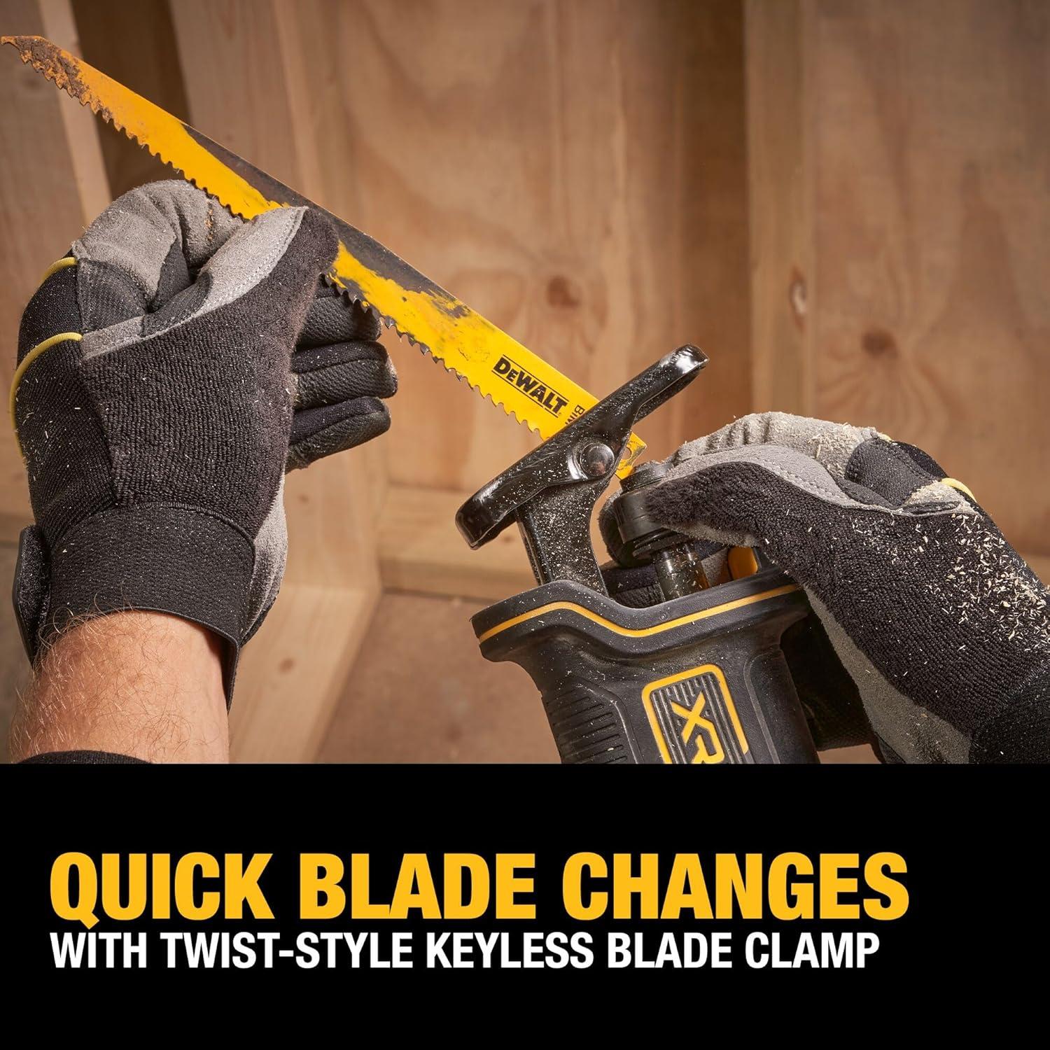Why​ We Love the DEWALT 20V MAX Reciprocating Saw for Quick Cuts