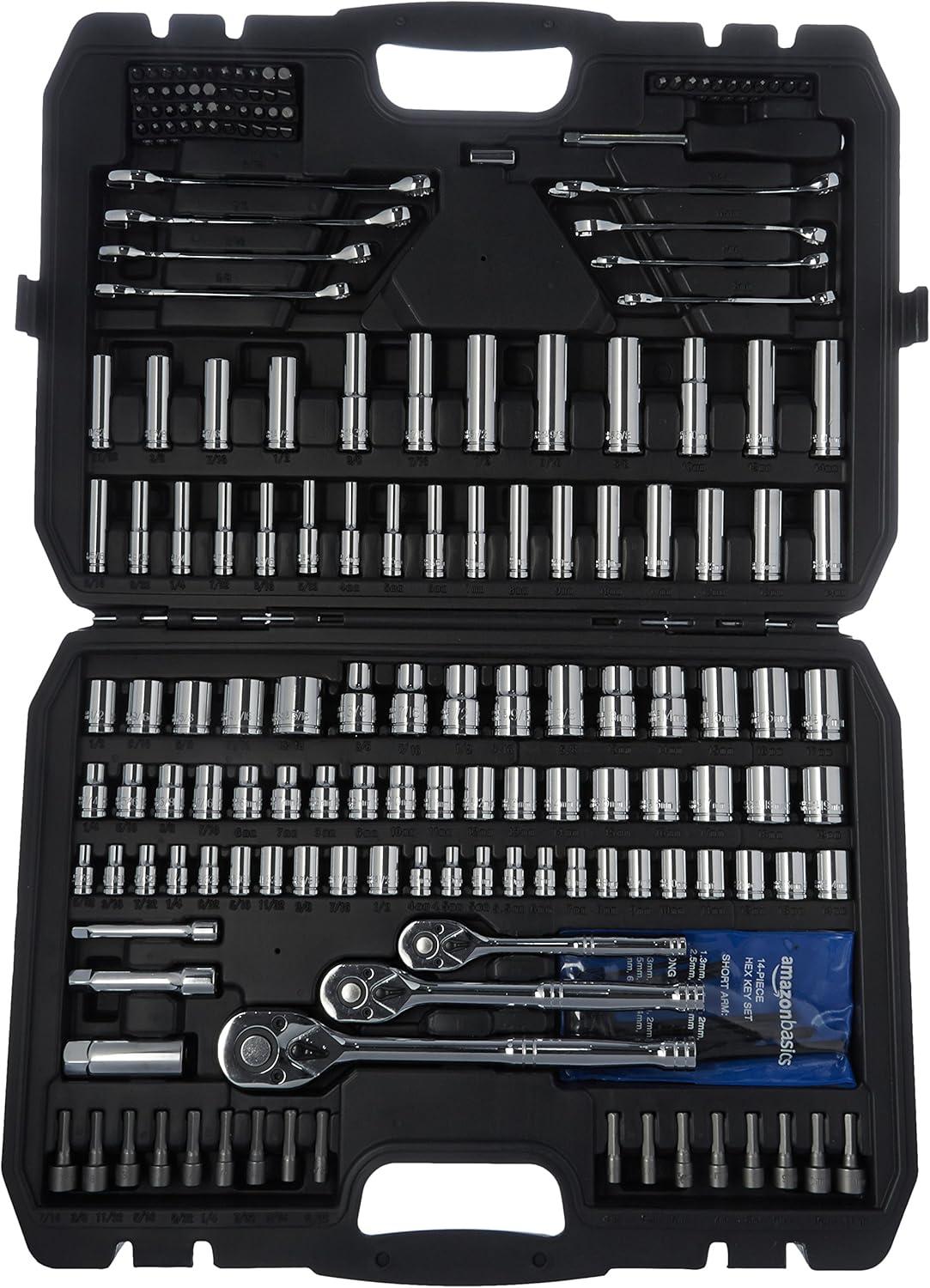Our Honest Review of the Amazon Basics 201-Piece Socket Tool Set