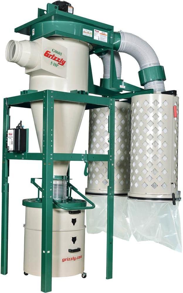 Our Honest Review⁢ of the Grizzly G0601 5 HP Cyclone Dust Collector