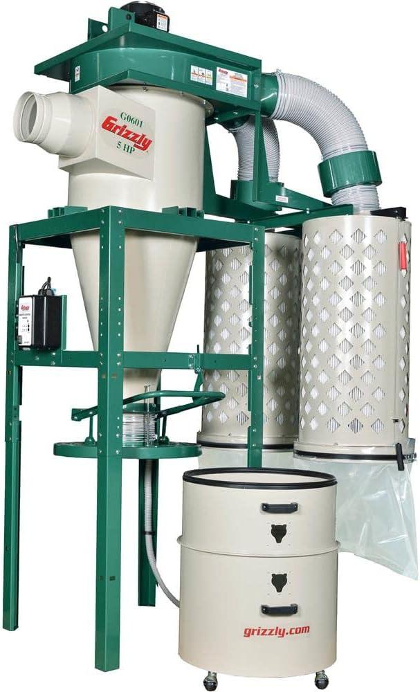 Our ​Honest Review of the Grizzly G0601 5 HP‌ Cyclone dust Collector